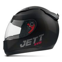 Capacete Moto Fechado Jett Evo Line Solid Brilhante - Pro Tork
