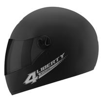 Capacete Moto Fechado Liberty 4 Solid Pro Tork Viseira Fumê Feminino Masculino Segurança Conforto