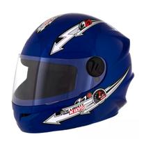 Capacete Moto Fechado Liberty Four Kids Infantil Tamanho 54 Cor Azul Inmetro - Pro Tork Capacete Moto Fechado Liberty Four Kids Infantil Tamanho 54 Cor Azul Inmetro - Pro Tork