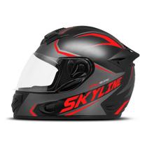 Capacete Moto Fechado Mixs Mx2 Skyline Fosco