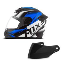 Capacete Moto Fechado Mixs Mx2 Storm Fosco + Viseira Fumê Masculino Feminino