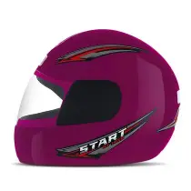 Capacete Moto Fechado Mixs Start Masculino e Feminino Viseira Cristal