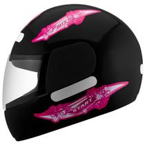Capacete Moto Fechado Mixs Start Masculino e Feminino Viseira Cristal Capacete Moto Fechado Mixs Start Masculino e Feminino Viseira Cristal