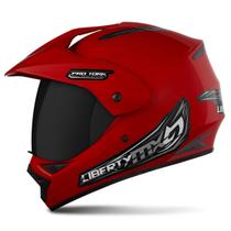 Capacete Moto Fechado Off Road Para Motocross Trilha Enduro Com Viseira Fumê Pro Tork Mx Pro Vision