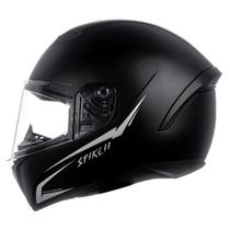 Capacete Moto Fechado Peels Spike 2 Nkd Preto e Prata Fosco