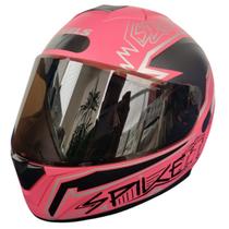 Capacete Moto Fechado Peels Spike2 Stk Rosa Fosco + Vis Fumê Capacete Moto Fechado Peels Spike2 Stk Rosa Fosco + Vis Fumê