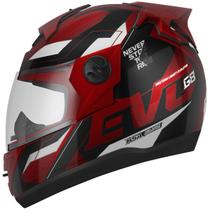 Capacete Moto Fechado Pro Tork Evolution G8 Evo Brilhante Com Narigueira Feminino Masculino