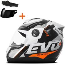 Capacete Moto Fechado Pro Tork Evolution G8 Evo Viseira Cristal + Fume