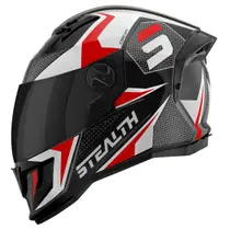 Capacete Moto Fechado Pro Tork Stealth Concept Brilhante Viseira Fumê Resistência Segurança Conforto Proteção Masculino Feminino