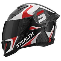 Capacete Moto Fechado Pro Tork Stealth Concept Brilhante Viseira Fumê