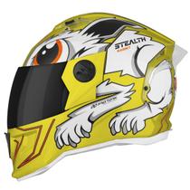 Capacete Moto Fechado Pro Tork Stealth Rabbit Fosco Viseira Fumê