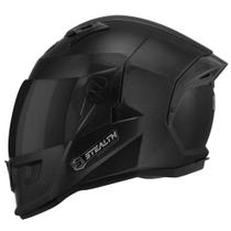 Capacete Moto Fechado Pro Tork Stealth Solid Brilhante Viseira Fumê