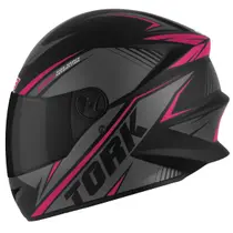 Capacete Moto Fechado R8 Viseira Fumê Pro Tork Adulto Feminino Masculino
