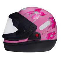 Capacete Moto Fechado San Marino Rosa tamanho 58 Taurus