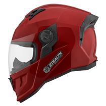 Capacete Moto Fechado Stealth Solid Brilhante Pro Tork Seguro Confortável Masculino Feminino Proteção Alta Performance