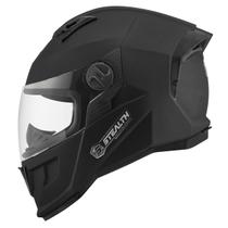 Capacete Moto Fechado Stealth Solid Fosco Pro Tork Masculino Feminino Confortável Segurança Acessórios