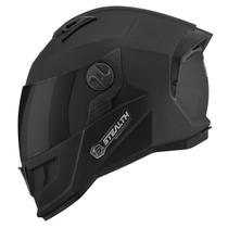 Capacete Moto Fechado Stealth Solid Fosco Viseira Fumê Pro Tork Segurança Conforto Feminino Masculino Adulto