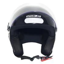 Capacete Moto Feminino Aberto Ebf Spark Jet Borboleta Capacete Moto Feminino Aberto Ebf Spark Jet Borboleta
