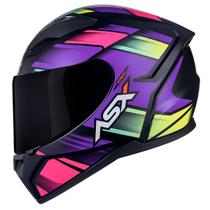 Capacete Moto Feminino ASX City Start Rosa Fosco com Viseira Fumê V18B Capacete Moto Feminino ASX City Start Rosa Fosco com Viseira Fumê V18B