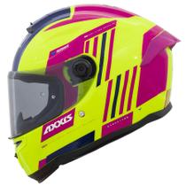 Capacete Moto Feminino Axxis Hummer B Capacitor Rosa Spoiler