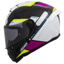 Capacete Moto Feminino Axxis Hummer B Mir Rosa Spoiler