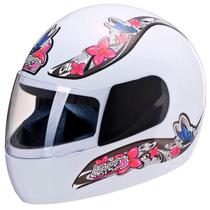 Capacete Moto Feminino Fechado Integral Pro Tork Liberty For Girls Rosa Preto Barato Oferta