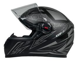 Capacete Moto Fw3 Gt2 Gt5 Viseira Cristal Com Narigueira