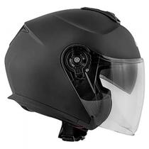 Capacete Moto Givi X22 Planet Aberto C/Óculos Preto Fosco