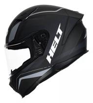 Capacete Moto Helt Avant Preto Fosco Fechado Tam 58 Capacete Moto Helt Avant Preto Fosco Fechado Tam 58