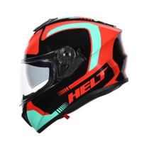 Capacete Moto Helt Kandux Com Óculos Interno Fumê Tamanho 56