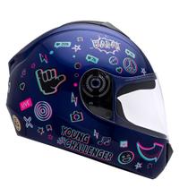 Capacete Moto Infantil Criança Fly Young Live Capacete Moto Infantil Criança Fly Young Live