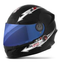 Capacete Moto Infantil Integral Fechado Pro Tork New Liberty 4 Four Kids Viseira Iridium Confortável Seguro