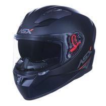 Capacete Moto Integral Fechado ASX City Sv Solid Com Óculos Solar Interno Preto/Grafite Fosco Capacete Moto Integral Fechado ASX City Sv Solid Com Óculos Solar Interno Preto/Grafite Fosco