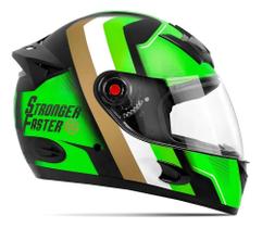 Capacete Moto Integral Fosco Etceter Stronger Faster