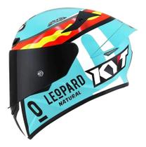 Capacete Moto Kyt Tt Course Jaume Masia Leopard Spain Tm58