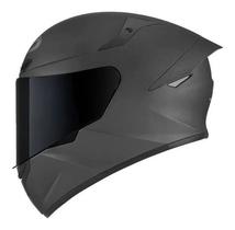 Capacete Moto Kyt Tt Course Plain Anthracite Fosco T58