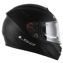 Capacete Moto Ls2 Ff397 Vector Evo Preto Fosco