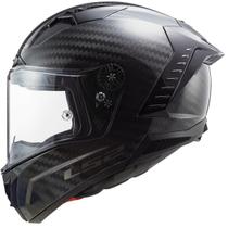 Capacete Moto Ls2 Ff805 Thunder C Gp Carbon Preto Fosco