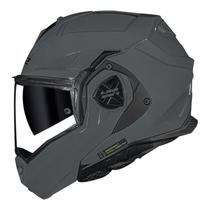 Capacete moto ls2 ff901 advant x monocolor nardo grey cinza escamotiavel articulado