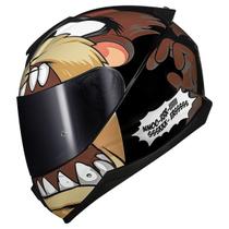 Capacete Moto Masculin Fechado Norisk Razor Looney Tunes Taz