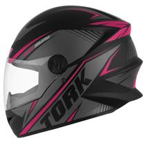 Capacete Moto Masculino Feminino Fechado Integral ProTork R8 Viseira Cristal Transparente Narigueira