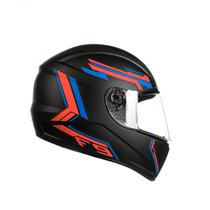 Capacete Moto Masculino Feminino Fly F-9 Hans Capacete Moto Masculino Feminino Fly F-9 Hans