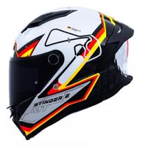 Capacete Moto Masculino Feminino Mt Stinger 2 Diversos Gráficos Paises