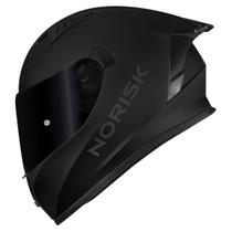 Capacete Moto Masculino Norisk Flow Preto Fosco + Viseira