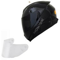 Capacete Moto Masculino Norisk Razor Preto Viseira Fume