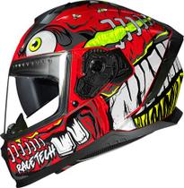 Capacete Moto Masculino Race Tech Volt Croc Preto E Vermelho Capacete Moto Masculino Race Tech Volt Croc Preto E Vermelho