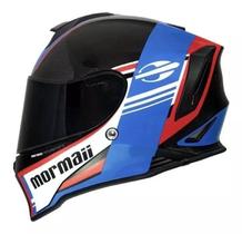 Capacete Moto Mormaii M1 Grand Prix + Narigueira Capacete Moto Mormaii M1 Grand Prix + Narigueira