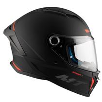 Capacete Moto Mt Helmets Stinger 2 Solid A1 Preto Fosco