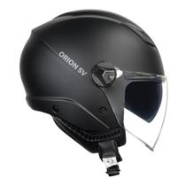 Capacete Moto Norisk Orion SV Preto Fosco Monocolor