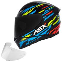 Capacete Moto Novo + Viseira Fumê Modelo ASX City Arrow Esportivo